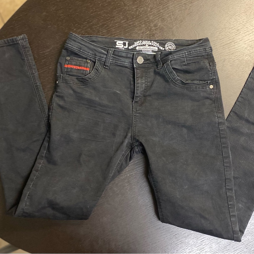 Black men jeans used but in good condition